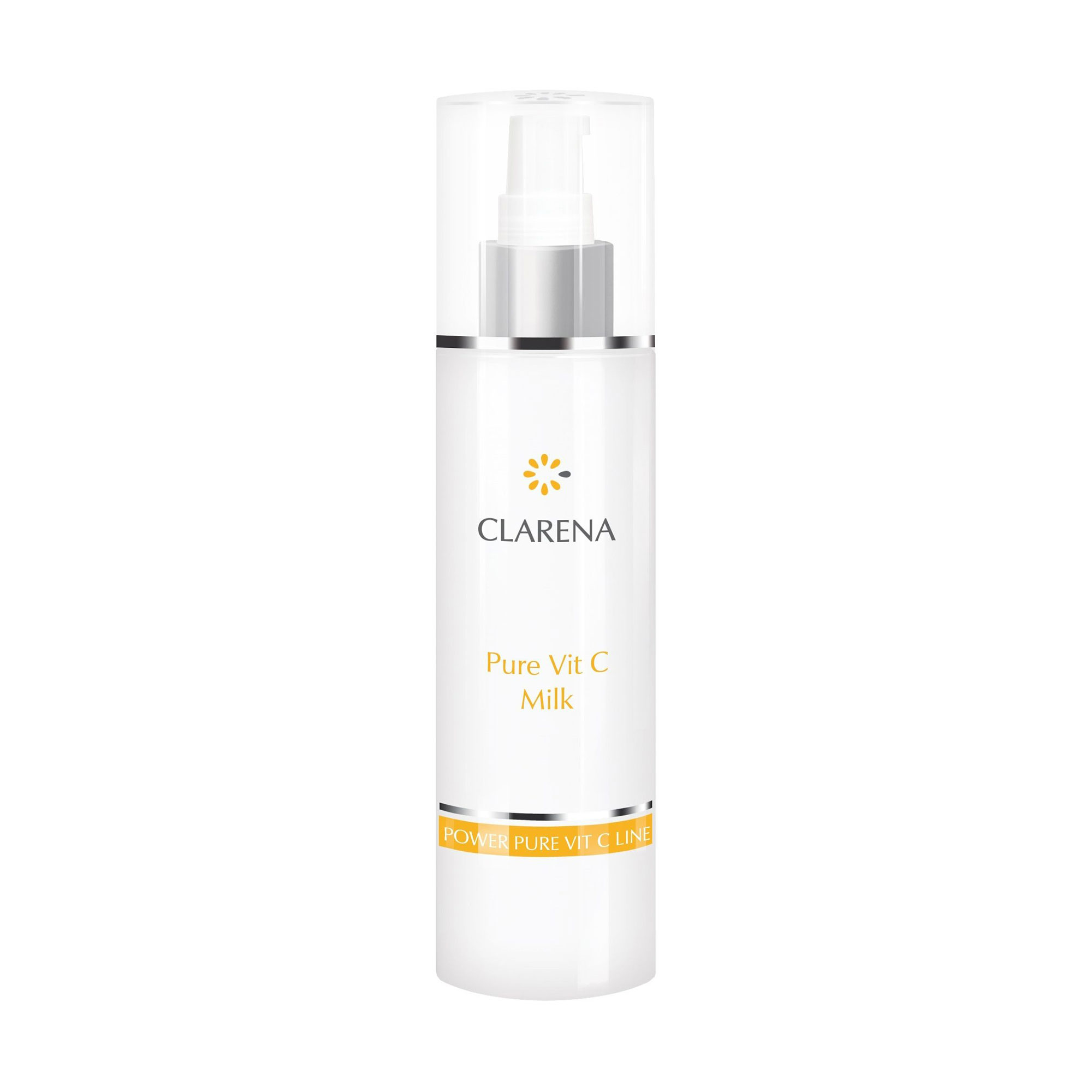 Молочко для демакіяжу Clarena Power Pure Vit C Line Pure Vit C Milk для судинної та втомленої шкіри обличчя, 200 мл